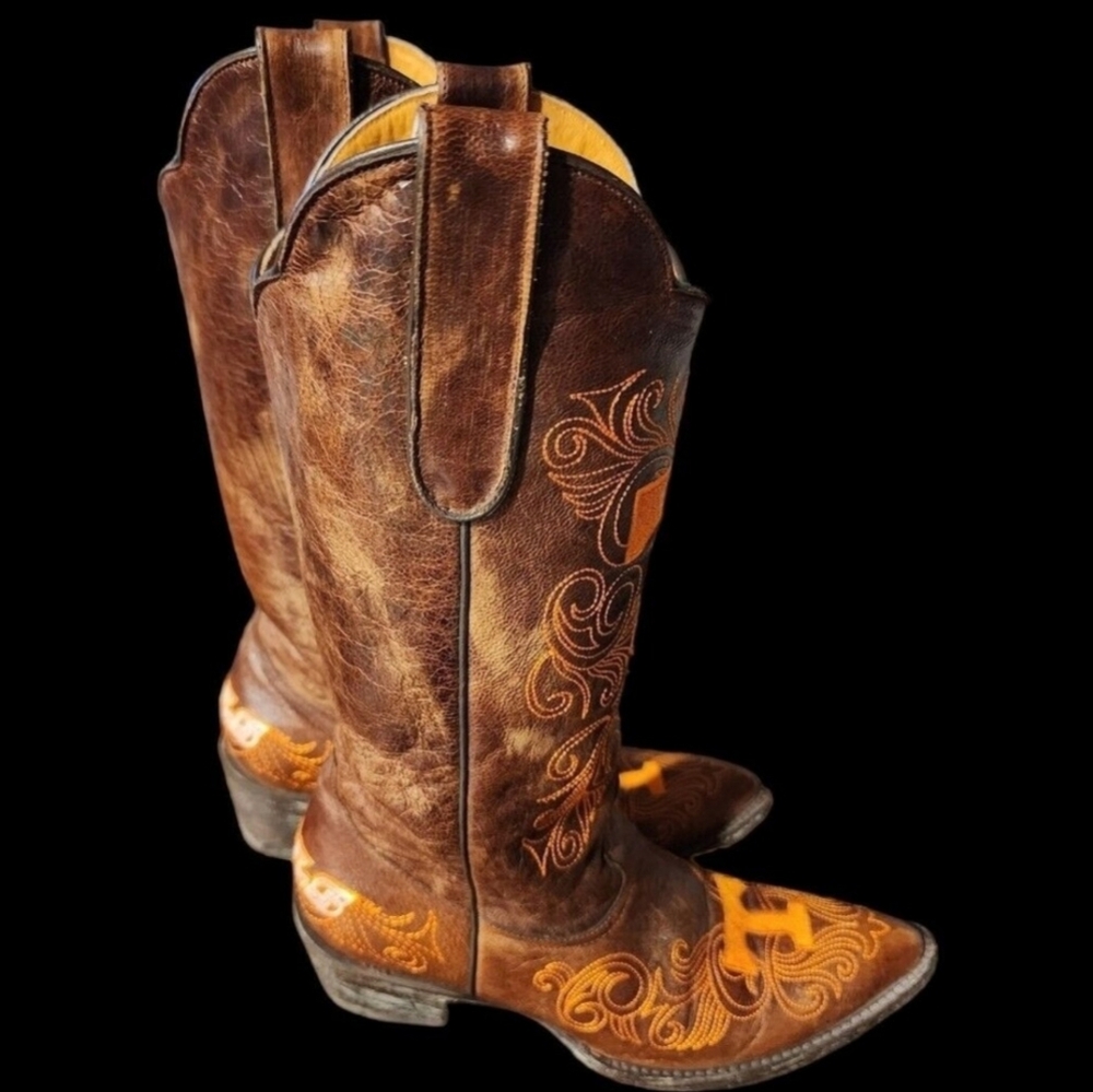NWT Women's University Of Tennessee Vols Gameday 13" Cowboy Boots - Picture 7 of 10